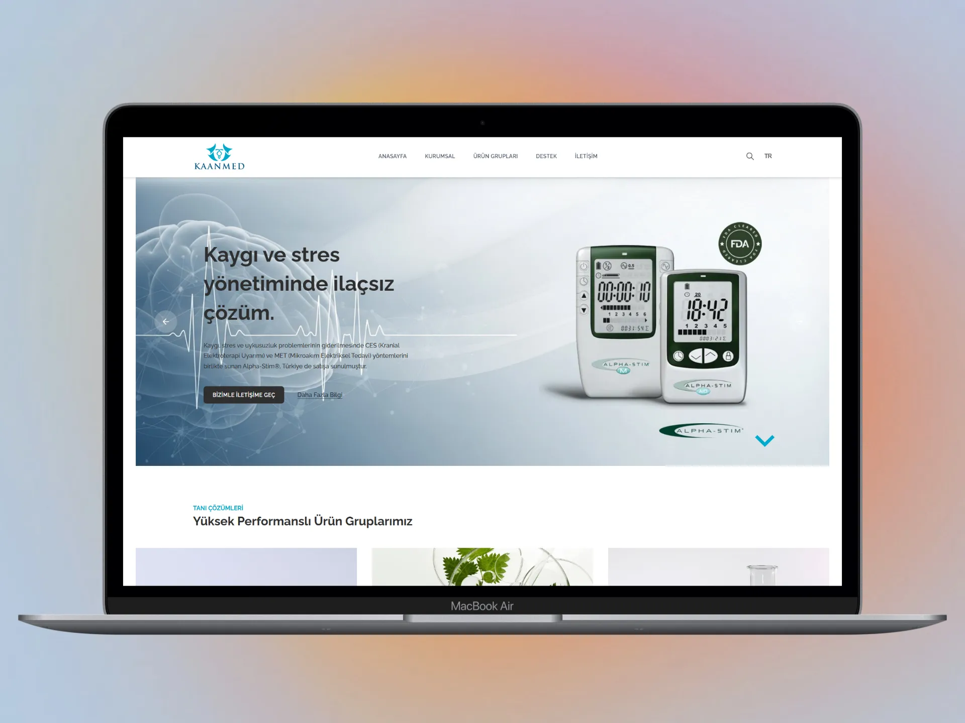 Kaan Medikal | Ürün Katalog ve Teknik Dokümantasyon Sistemi ekran görünümü